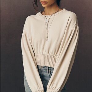 Chic Cream Women's Crop Top